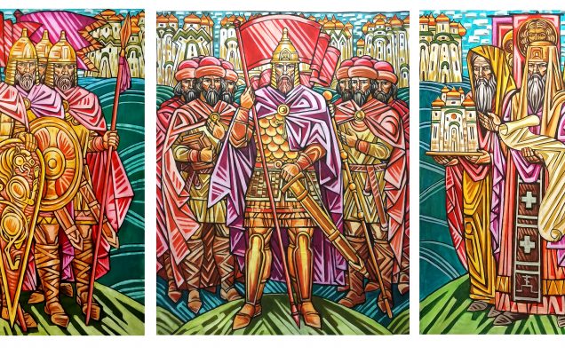 Триптих Триумф Александра Невский 