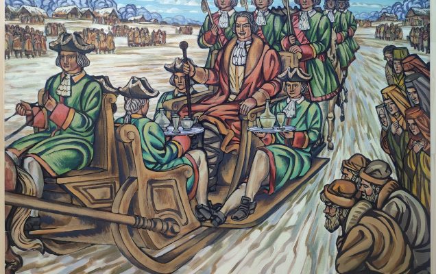  Царский обоз, 120х 100 см